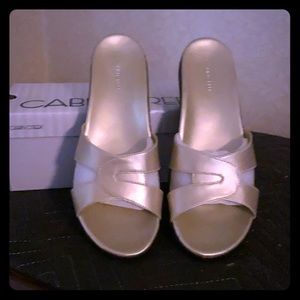 Cabin Creek Comfort Slide/Sandal Gold! 11m